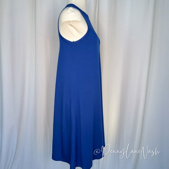 NWT a New Day Women's Stretchy Tank Dress Blue - Picture 6 of 8